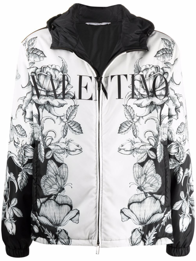 Shop Valentino Men's Black Polyester Outerwear Jacket