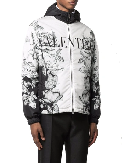 Shop Valentino Men's Black Polyester Outerwear Jacket