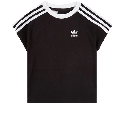 Adidas Originals 3-stripe T-shirt Black | ModeSens