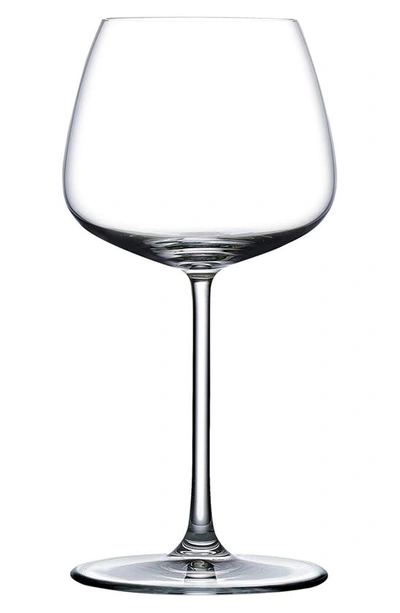 Shop Nude Mirage Set Of 2 White Wine Glasses In Clear