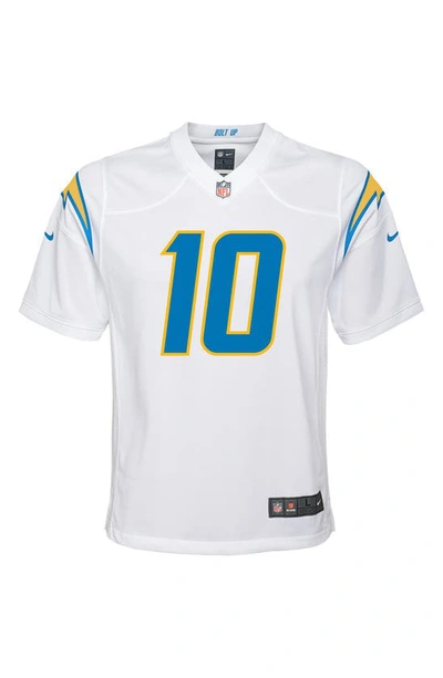 Nike Kids' Youth Justin Herbert Navy Los Angeles Chargers Team Game  Alternate Jersey In White