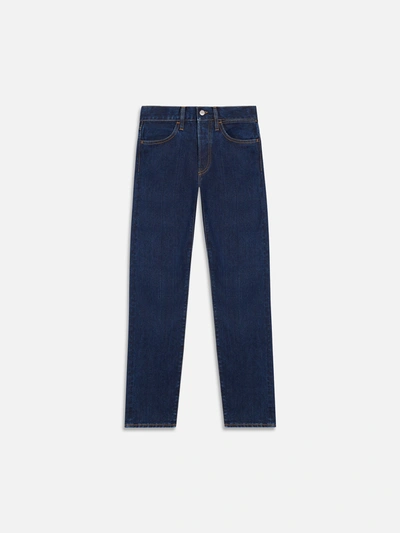 Shop Pangaia Nettle Denim Straight Leg Jeans In Rinse Wash