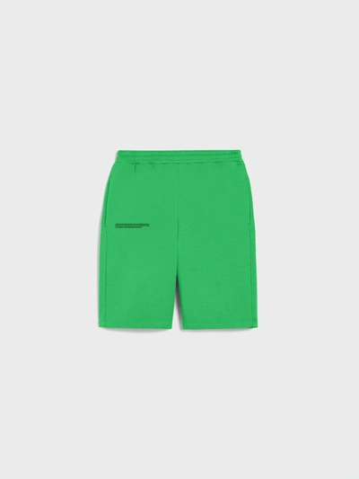 Shop Pangaia 365 Midweight Long Shorts In Jade Green