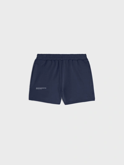 Shop Pangaia 365 Midweight Shorts — Navy Blue Xxl