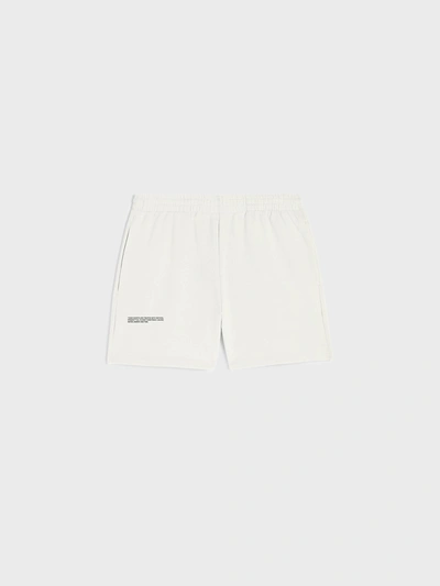 Shop Pangaia 365 Midweight Shorts In Off-white