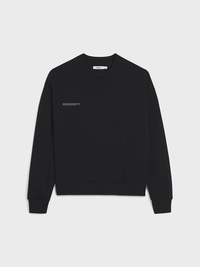 Shop Pangaia 365 Midweight Sweatshirt In Black