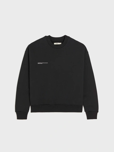 Shop Pangaia 365 Heavyweight Sweatshirt In Black