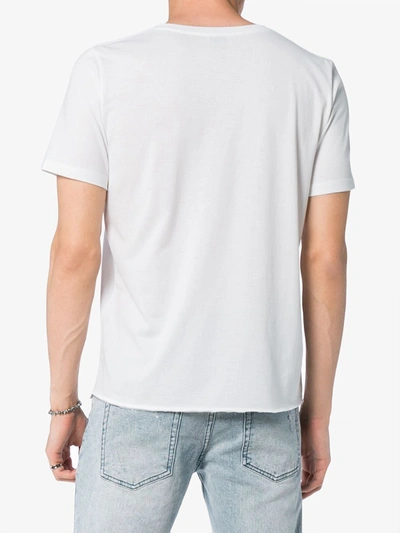 Shop Saint Laurent T-shirt Con Logo In White