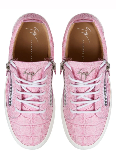 Shop Giuseppe Zanotti Sneakers Gail In Pink