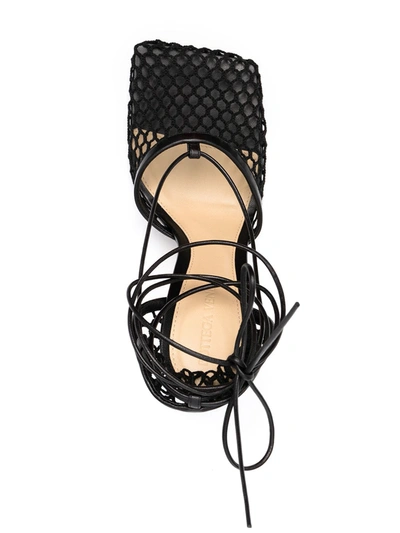 Shop Bottega Veneta Sandali Stretch In Black