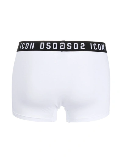 Shop Dsquared2 Boxer Dsq2 In White