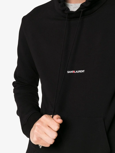 Shop Saint Laurent Felpa Con Logo In Black