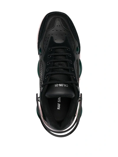Shop Raf Simons Cylon-21 Sneakers In Black