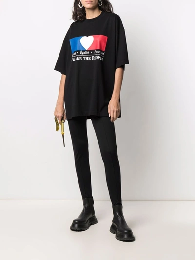 Shop Vetements We Are The People T-shirt In Black