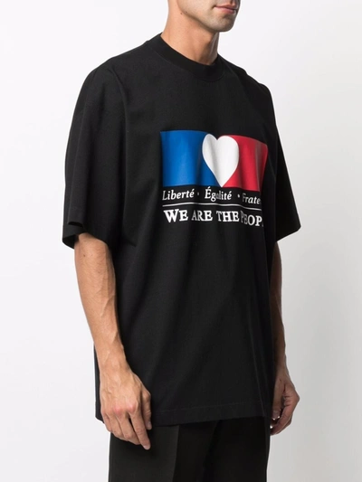 Shop Vetements We Are The People T-shirt In Black