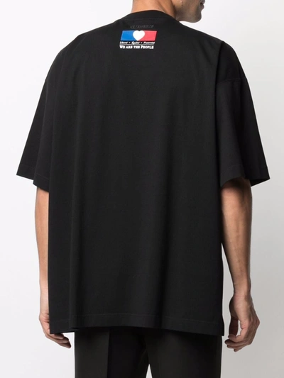 Shop Vetements We Are The People T-shirt In Black