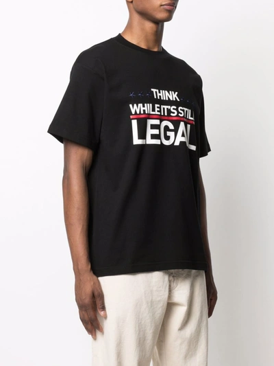 Shop Vetements Human Rights T-shirt In Black