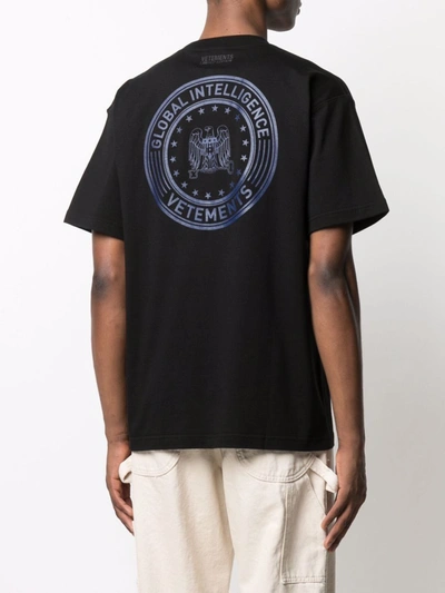 Shop Vetements Human Rights T-shirt In Black