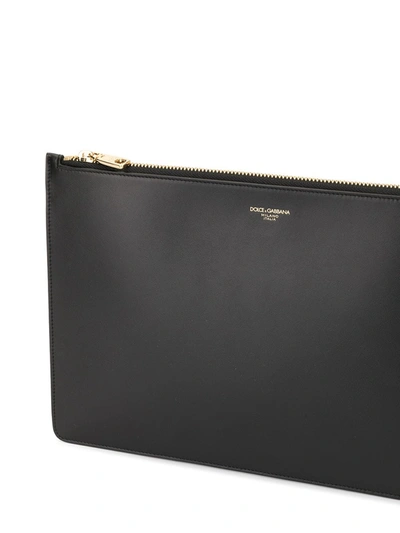 Shop Dolce & Gabbana Clutch Bag With Heat In Black