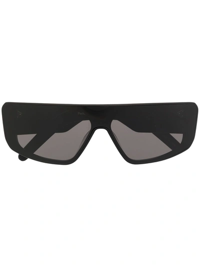 Shop Rick Owens Performa Sunglasses In Black