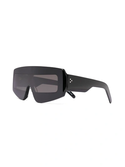 Shop Rick Owens Phleg Sunglasses In Black