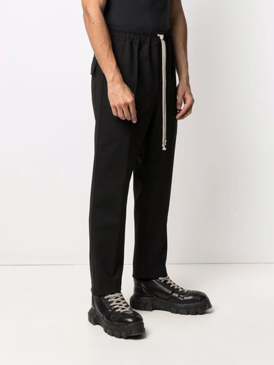 Shop Rick Owens Pantaloni Slim In Black
