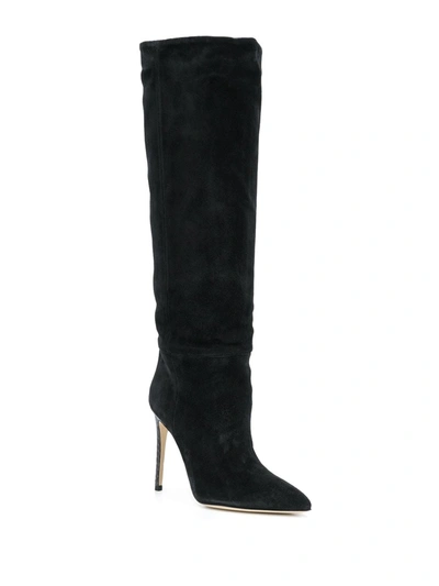 Shop Paris Texas Stivali Suede In Black