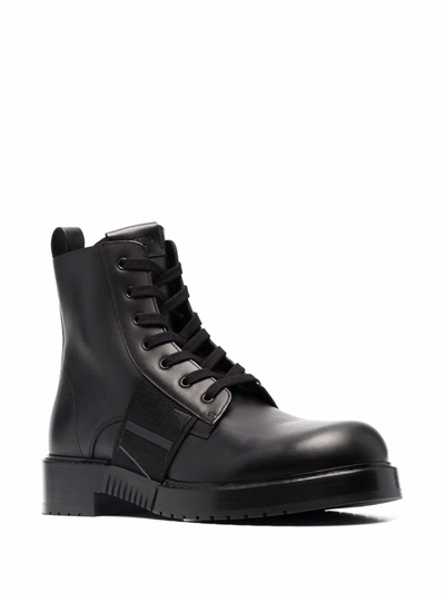 Shop Valentino Combat Boots Vl7n City In Black