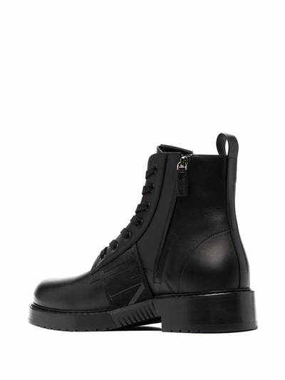 Shop Valentino Combat Boots Vl7n City In Black