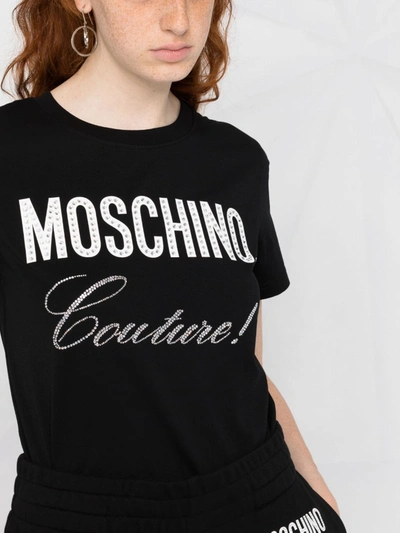 Shop Moschino T-shirt  Couture In Black