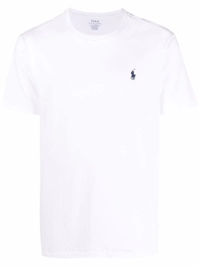 Shop Ralph Lauren T-shirt  Custom Slim-fit In White