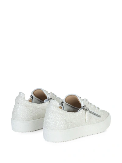 Shop Giuseppe Zanotti Sneakers Gail In White