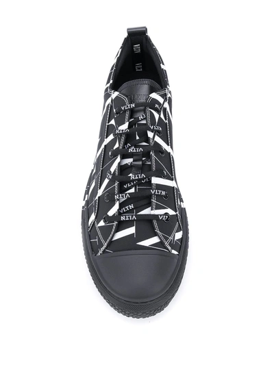 Shop Valentino Sneakers Bassa Giggies Vltn Times In Black