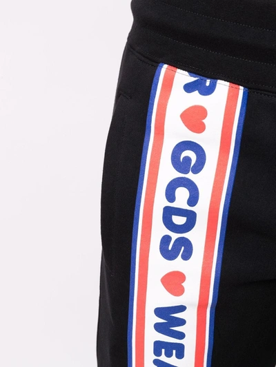 Shop Gcds Pantalone Sportivo Con Logo In Black
