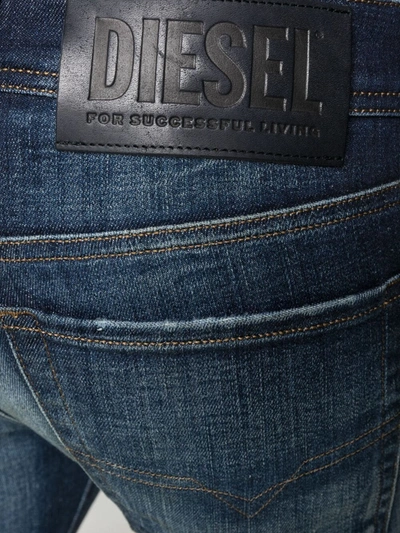 Shop Diesel Jeans Sleenker-x 09a27 In Blue