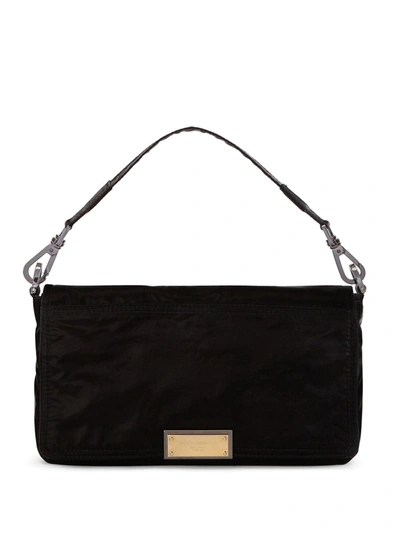 Shop Dolce & Gabbana Sicilia Dna Crossbody Bag In Black