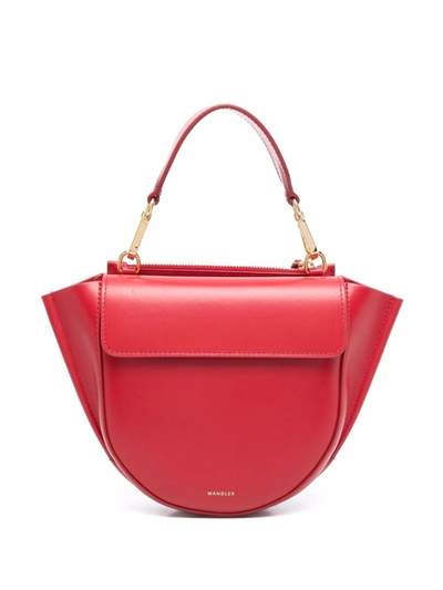 Shop Wandler Mini Hortensia Bag In Red