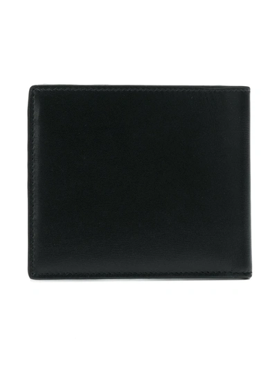 Shop Saint Laurent Monogram East/west Wallet In Black