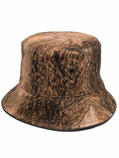 Burberry Cappello Da Pescatore Reversibile In Brown | ModeSens