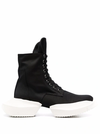 Shop Rick Owens Drkshdw Fc Army Sneakers In Black