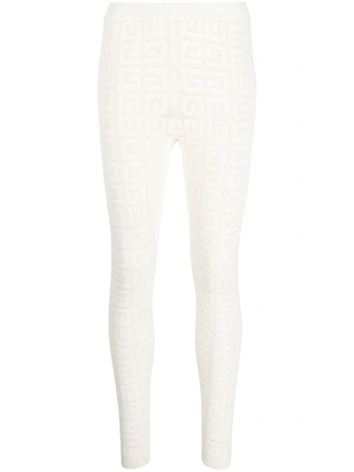 Shop Givenchy Leggings 4g In White