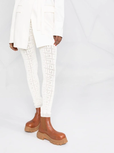 Shop Givenchy Leggings 4g In White