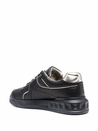 Shop Valentino Sneakers Low-top One Stud In Black