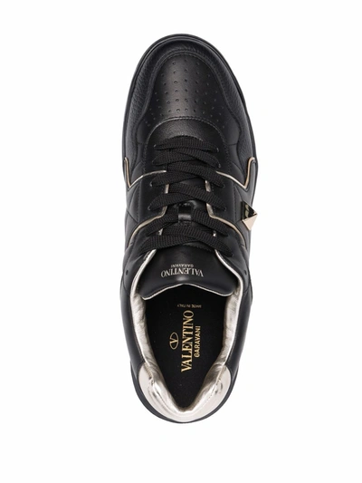 Shop Valentino Sneakers Low-top One Stud In Black