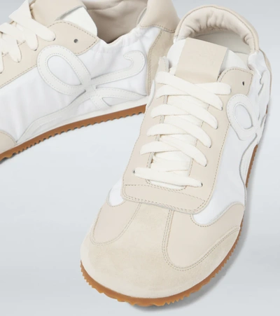 Shop Loewe Ballet Runner Sneakers In White/off-white