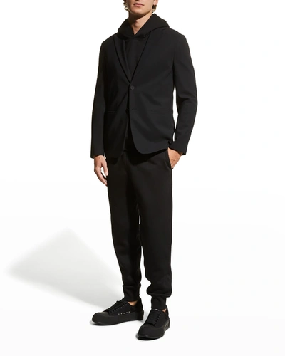 Shop Theory Men's Clinton Precision Ponte Blazer In Black