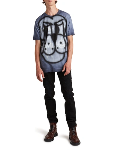 Shop Givenchy X Chito Men's Ghost Dog T-shirt In Night Blue