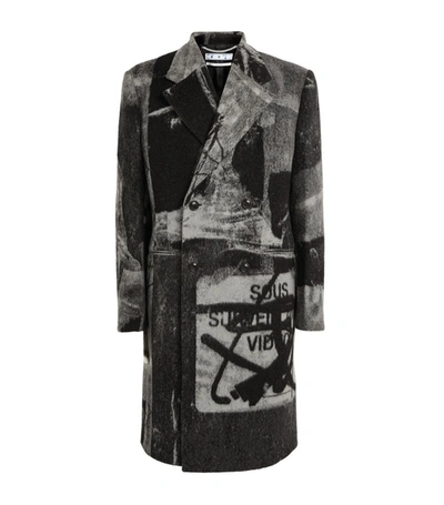 Shop Off-white X Pablo Tomek Printed Overcoat In Multi