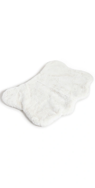 Shop Apparis Kai Faux Fur Rug Ivory One Size