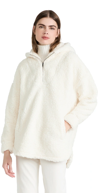 Shop Bb Dakota Hood Vibrations Pullover In Ivory